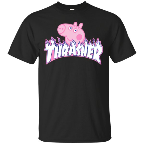 Shop Peppa Pig X Thrasher Parody T Shirt Display