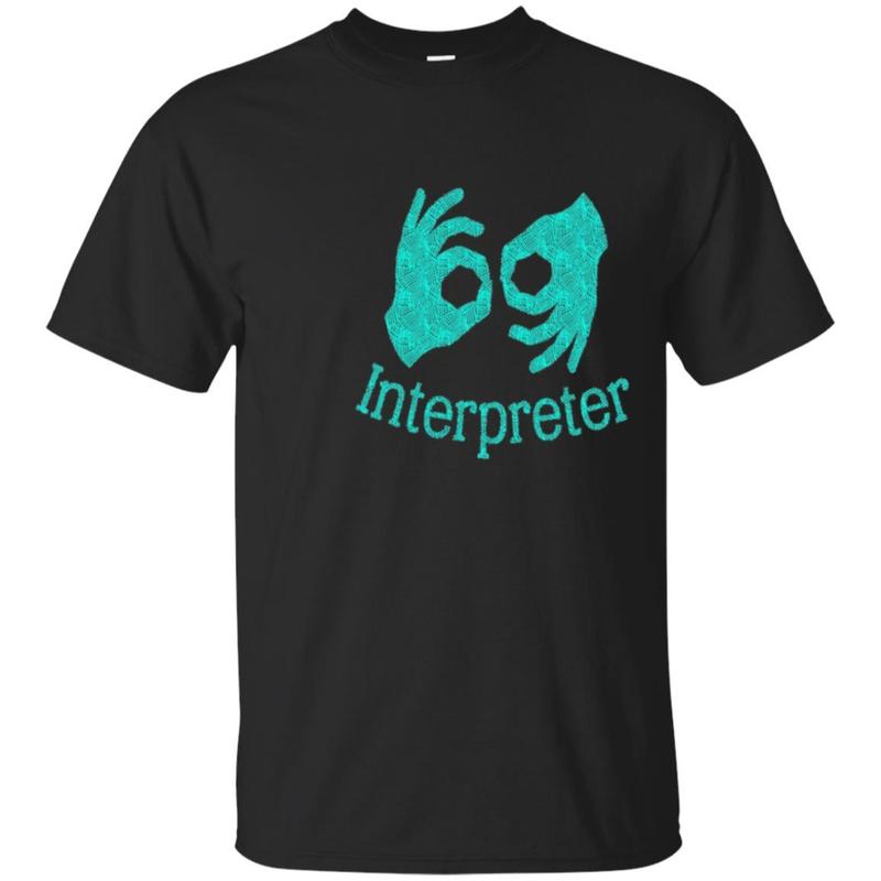 Sign Language Interpreter T-Shirt Hands Signing Shirt