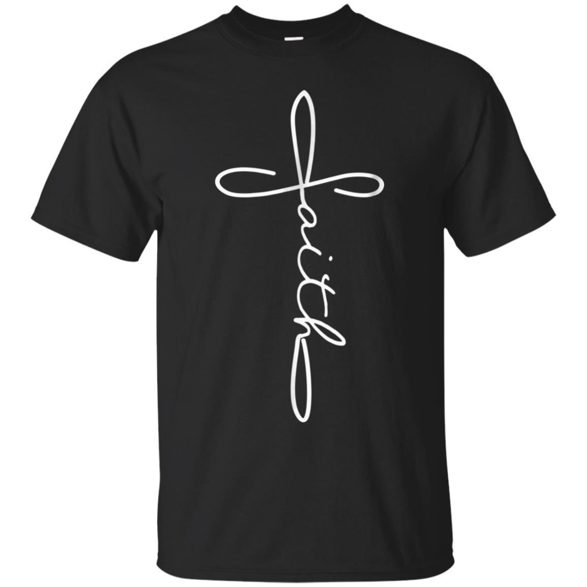 Simple Faith Cross Bible Verse Christian Religious T Shirt