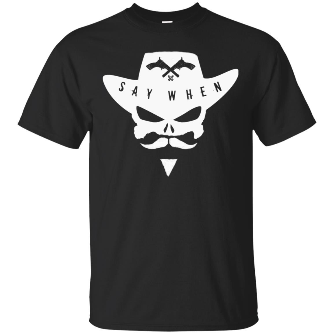 Skull Say When T-Shirt Doc Holliday