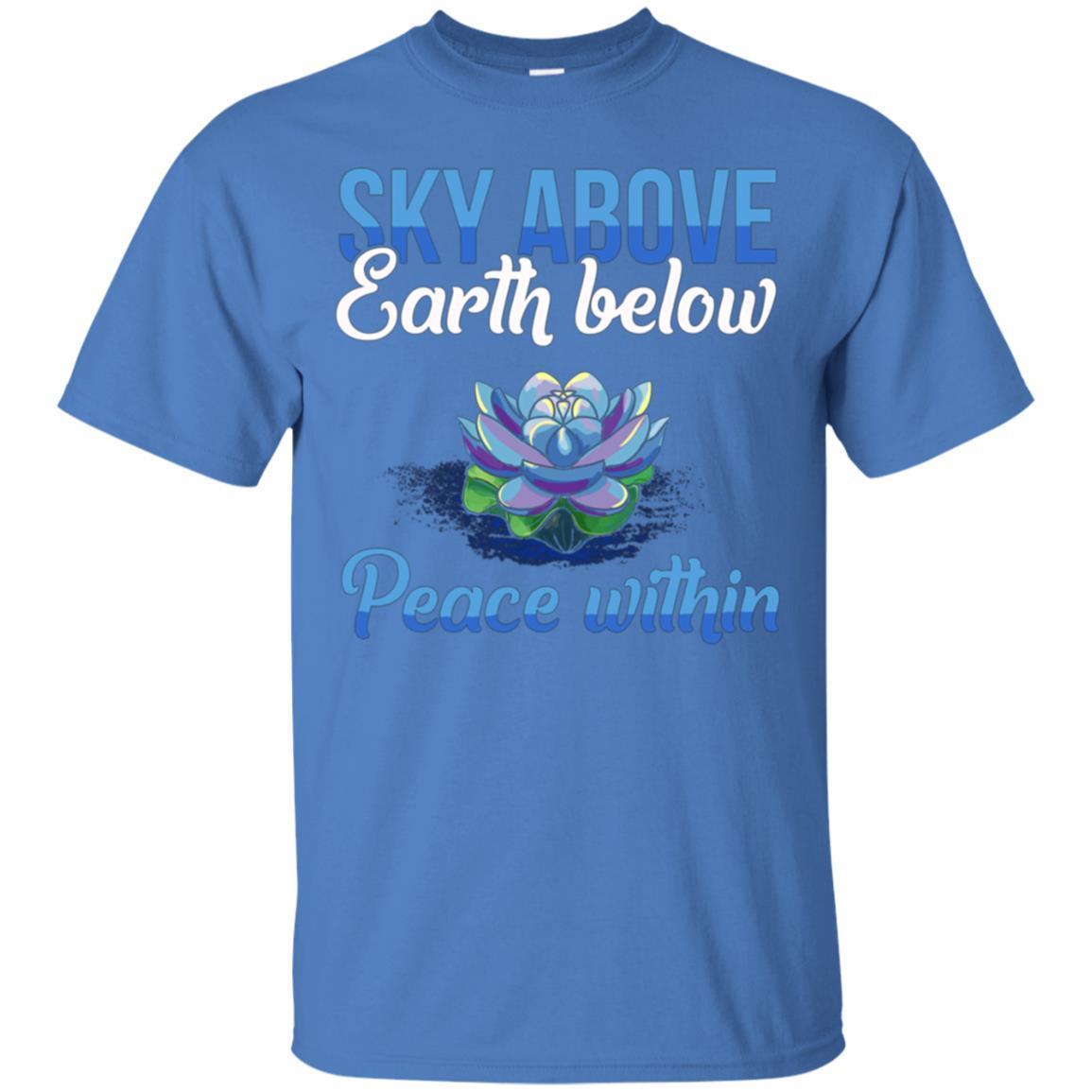 Sky Above Earth Below Peace Within Long Sleeve Shirt 4 » Cool Gifts for You - Mfamilygift Sky Above Earth Below Peace Within Long Sleeve Shirt 4