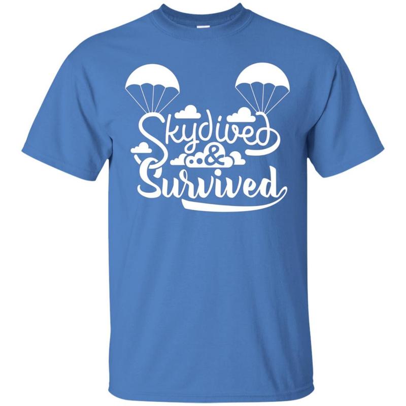 Skydived & Survived Skydiving Success Skydiver T Shirt 4 » Cool Gifts for You - Mfamilygift Skydived & Survived Skydiving Success Skydiver T Shirt 4