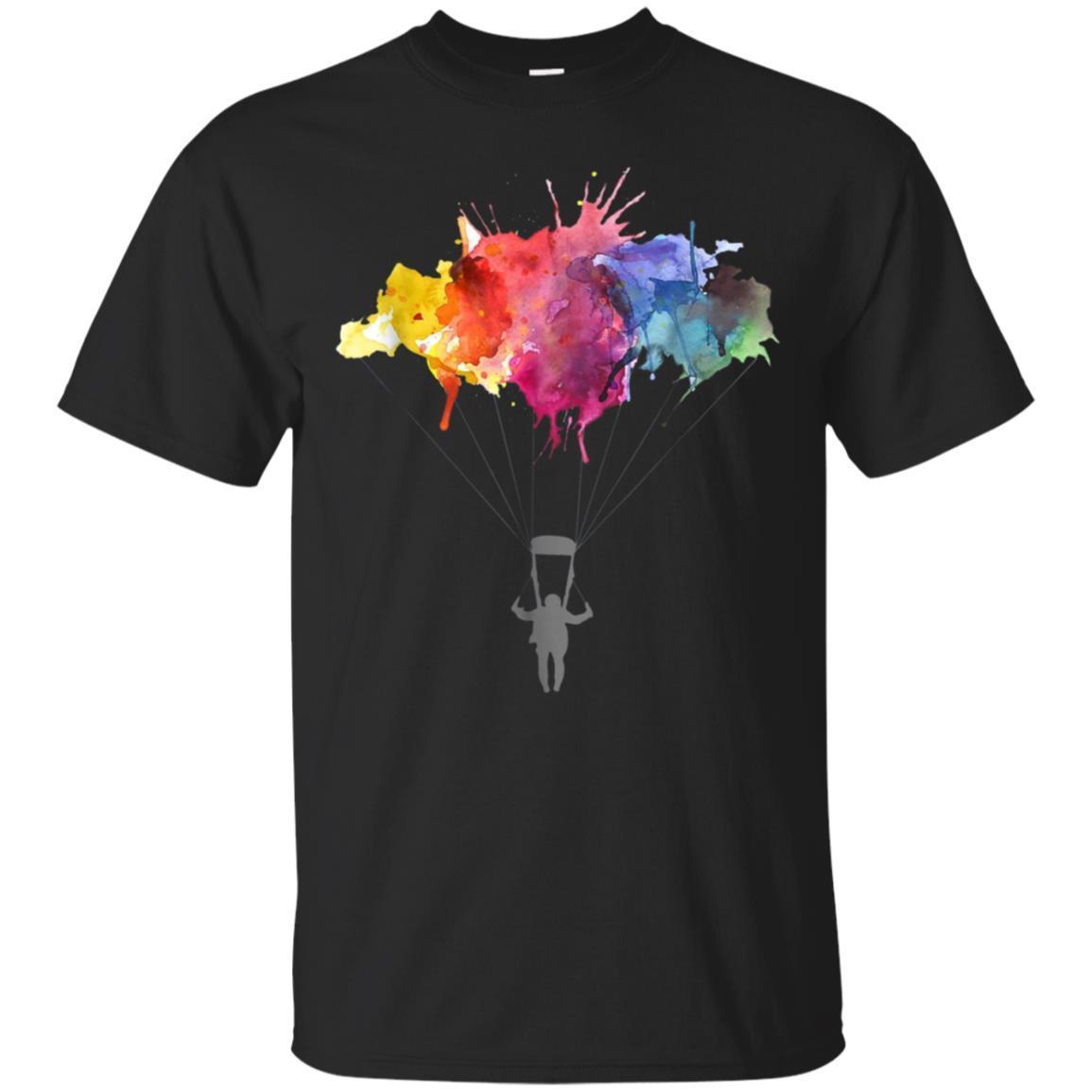 Skydiving Parachuting T-Shirt Skydiver Skydive Tee Skydiving Parachuting T-Shirt Skydiver Skydive Tee