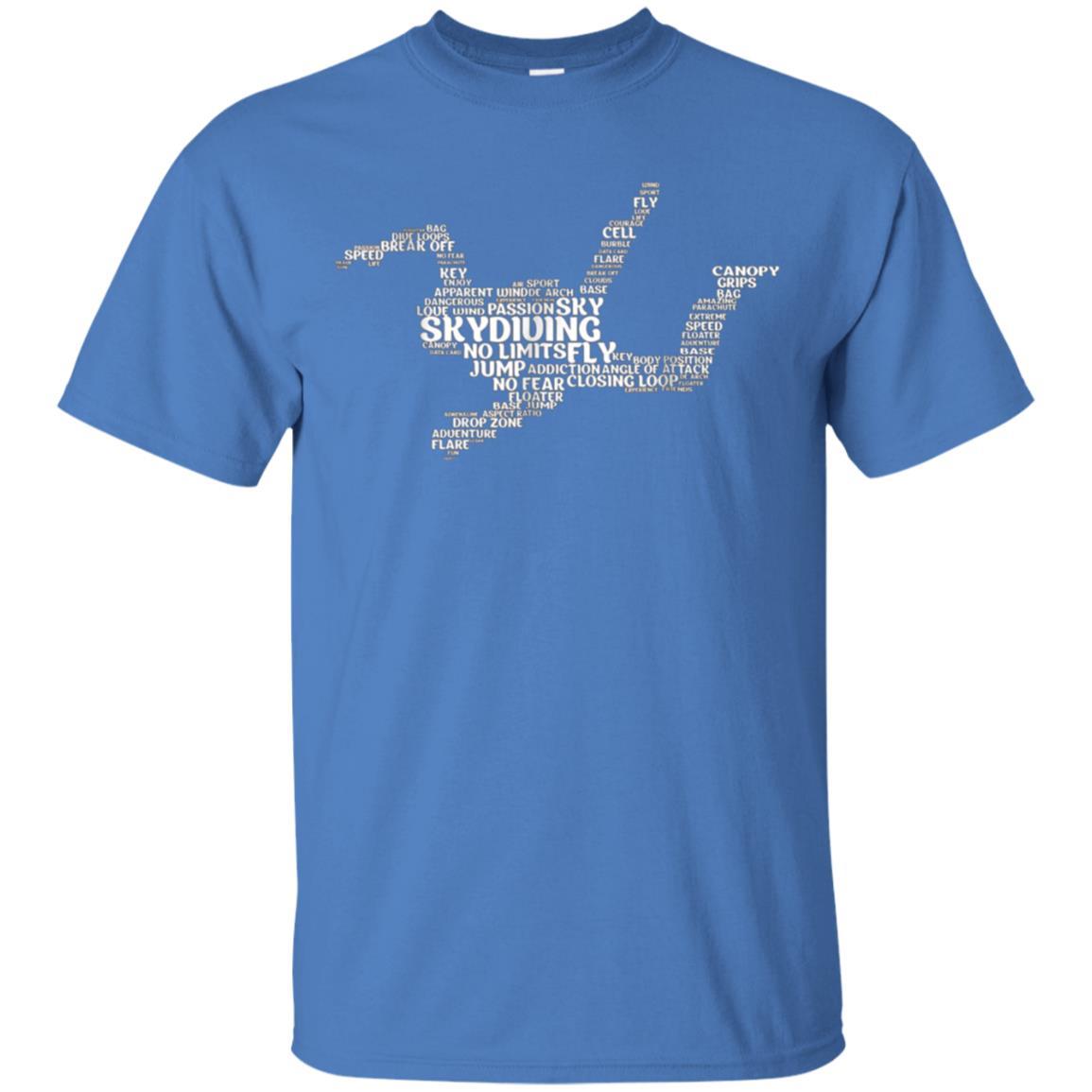 Skydiving Vocabulary Skydiving T-Shirt 4 » Cool Gifts for You - Mfamilygift Skydiving Vocabulary Skydiving T-Shirt 4