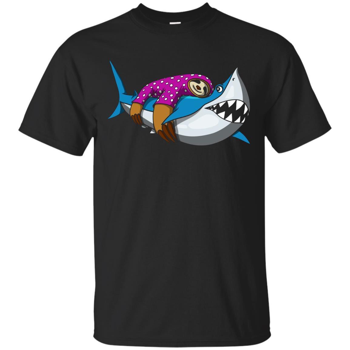 Sloth Shirt For Women And Men Lazy Shark Lover Gift