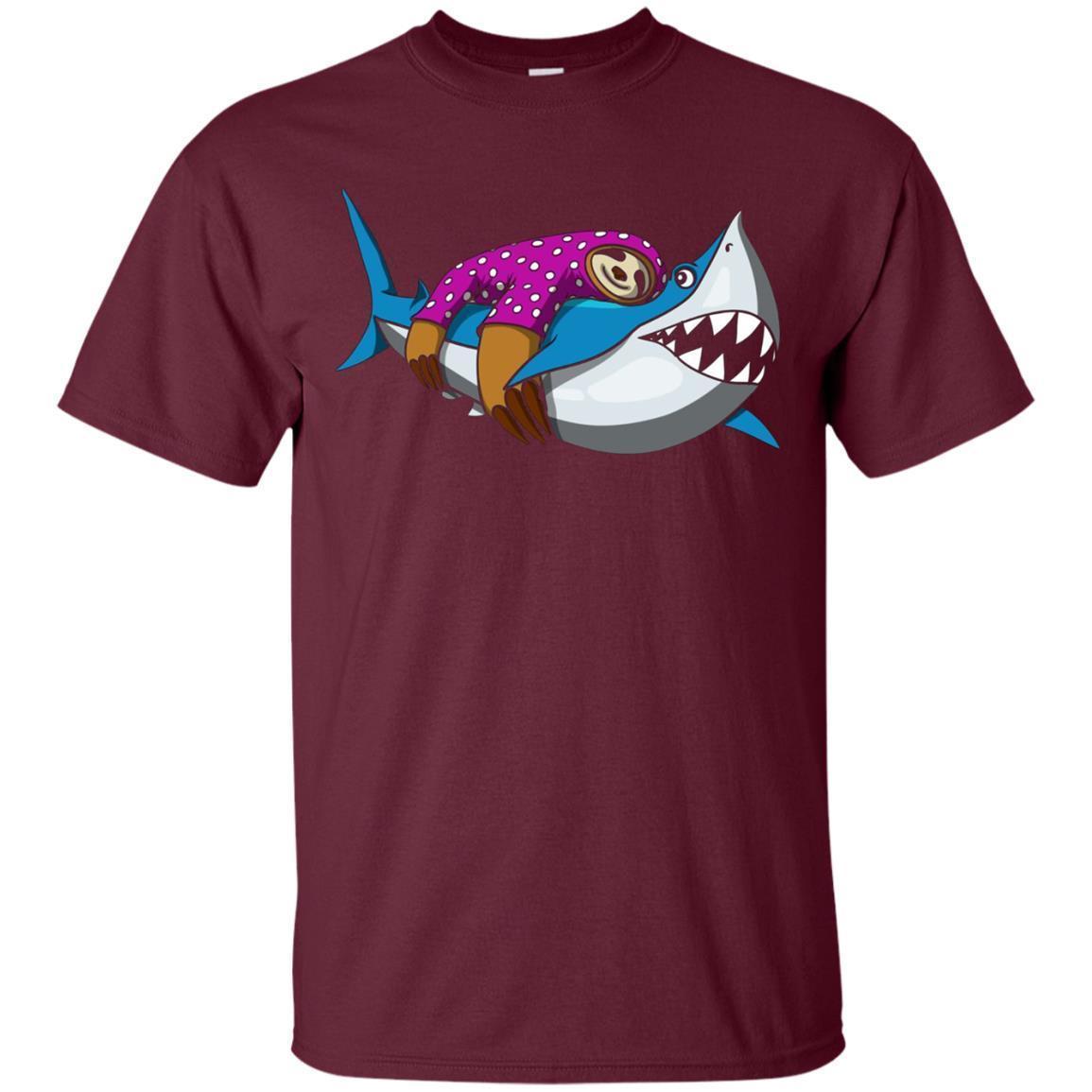 Sloth Shirt For Women And Men Lazy Shark Lover Gift 2 » Cool Gifts for You - Mfamilygift Sloth Shirt For Women And Men Lazy Shark Lover Gift 2