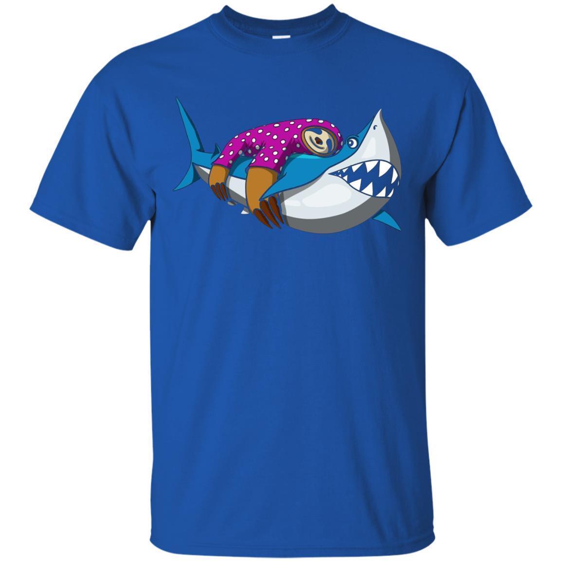 Sloth Shirt For Women And Men Lazy Shark Lover Gift 3 » Cool Gifts for You - Mfamilygift Sloth Shirt For Women And Men Lazy Shark Lover Gift 3