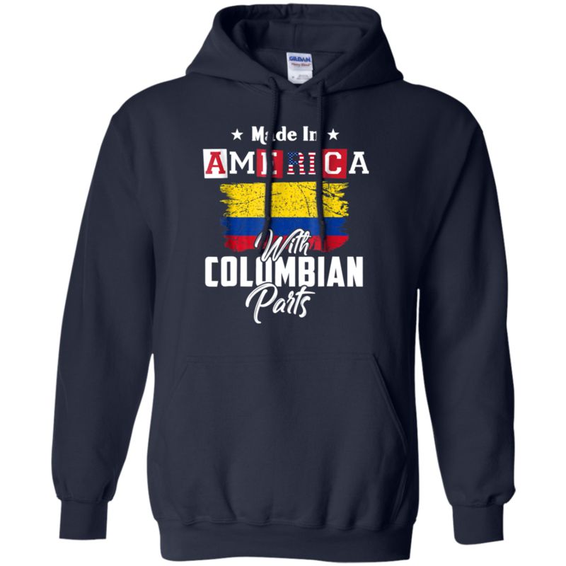 Fortuitous Made In America Colombian Parts Hearts Colombia Flag Hoodie 1 » Cool Gifts for You - Mfamilygift Fortuitous Made In America Colombian Parts Hearts Colombia Flag Hoodie 1
