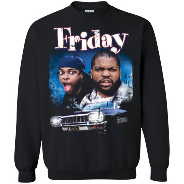 Friday Movie Ice Cube And Chris Tucker Grunge Sweatshirt – Moano Store Friday Movie Ice Cube And Chris Tucker Grunge Sweatshirt – Moano Store