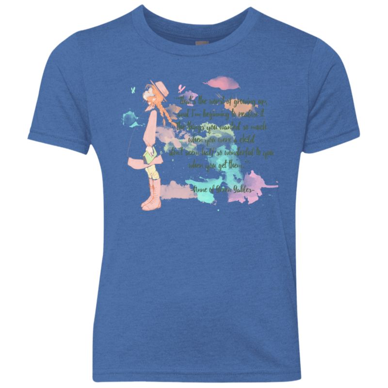 Funny Anne Of Green Gables 5 Youth Triblend T-Shirt 2 » Cool Gifts for You - Mfamilygift Funny Anne Of Green Gables 5 Youth Triblend T-Shirt 2