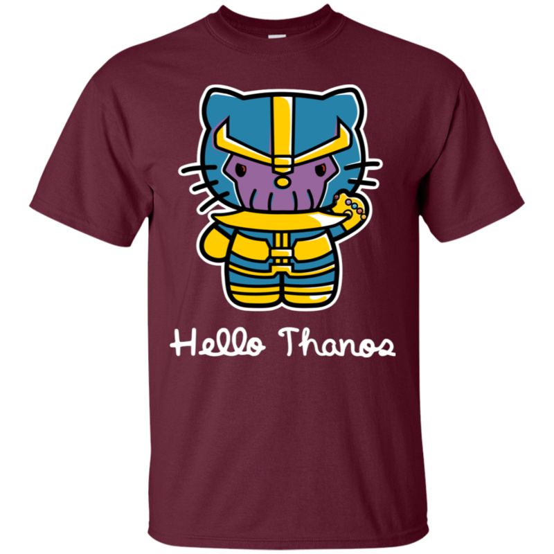 Funny Hello Thanos T-Shirt 1 » Cool Gifts for You - Mfamilygift Funny Hello Thanos T-Shirt 1