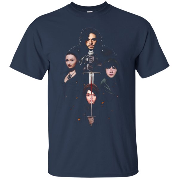 Game Of Thrones Season 7 Jon Snow Lyanna Mormont Sansa Stark And Arya Stark T-Shirt Moano Store 1 » Cool Gifts for You - Mfamilygift Game Of Thrones Season 7 Jon Snow Lyanna Mormont Sansa Stark And Arya Stark T-Shirt Moano Store 1