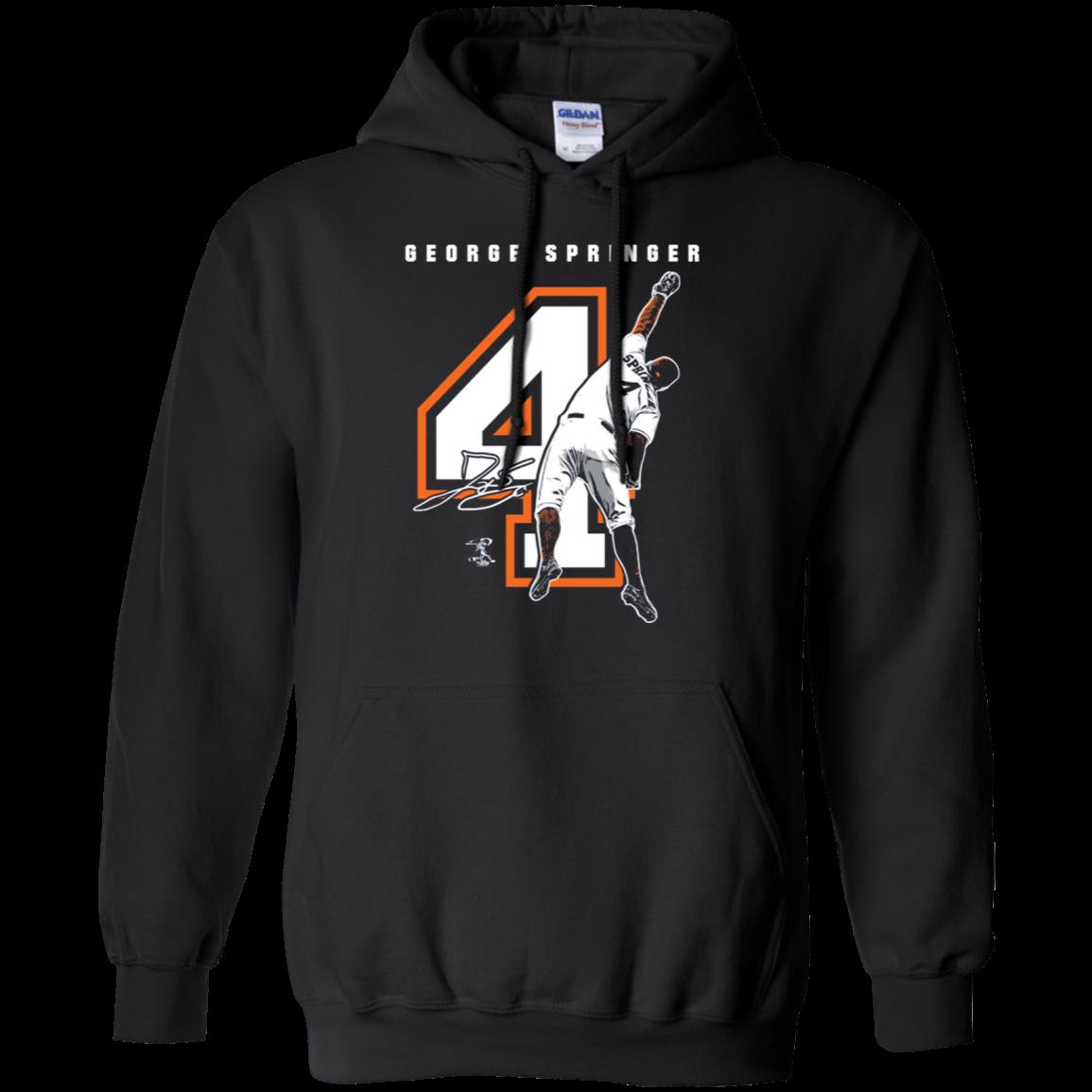 George Springer – Player Number 4 Houston Astros Hoodie – Moano Store