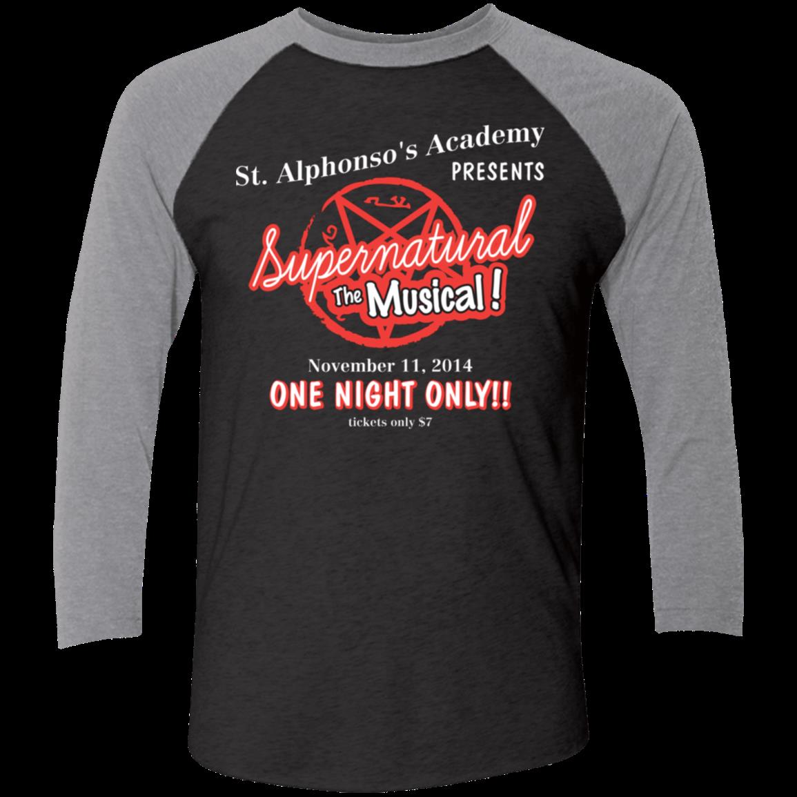 Greate Spn The Musical Men’S Triblend 3/4 Sleeve Greate Spn The Musical Men’S Triblend 3/4 Sleeve