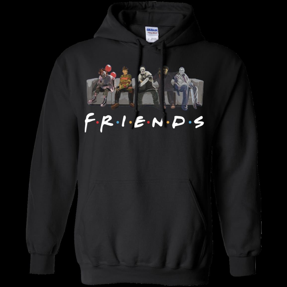 Horror Friends Freddy Jason Michael Myers Leatherface Hoodie – Moano Store Horror Friends Freddy Jason Michael Myers Leatherface Hoodie – Moano Store