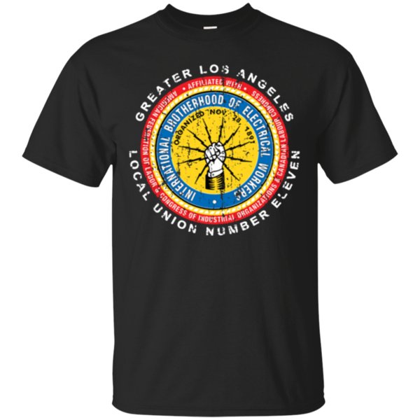 Ibew Local 11 Us Trade Unions Trendy Worn Look T-Shirt – Moano Store