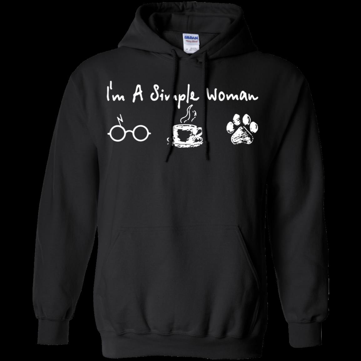 I’M A Simple Woman I Like Harry Potter Coffee And Dog Hoodie Moano Store I’M A Simple Woman I Like Harry Potter Coffee And Dog Hoodie Moano Store