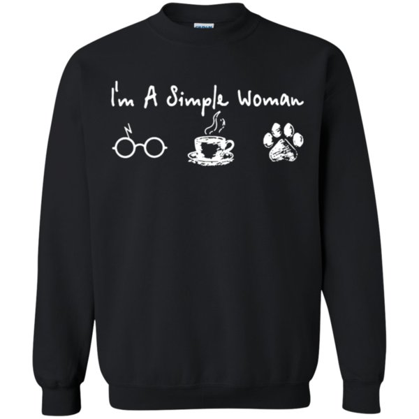 I’M A Simple Woman I Like Harry Potter Coffee And Dog Sweatshirt Moano Store I’M A Simple Woman I Like Harry Potter Coffee And Dog Sweatshirt Moano Store