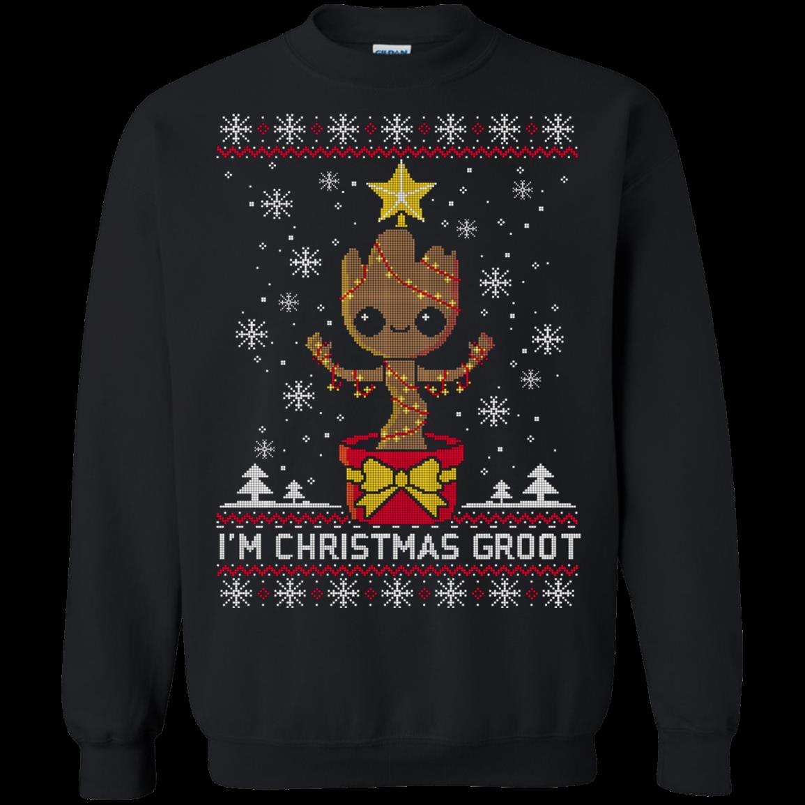 Im Christmas Groot Baby Groot In Guardian Of The Galaxy 2 Ugly Sweater Sweatshirt Moano Store Im Christmas Groot Baby Groot In Guardian Of The Galaxy 2 Ugly Sweater Sweatshirt Moano Store