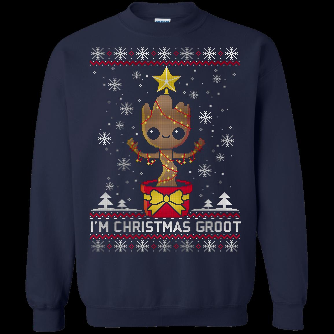 Im Christmas Groot Baby Groot In Guardian Of The Galaxy 2 Ugly Sweater Sweatshirt Moano Store 1 » Cool Gifts for You - Mfamilygift Im Christmas Groot Baby Groot In Guardian Of The Galaxy 2 Ugly Sweater Sweatshirt Moano Store 1
