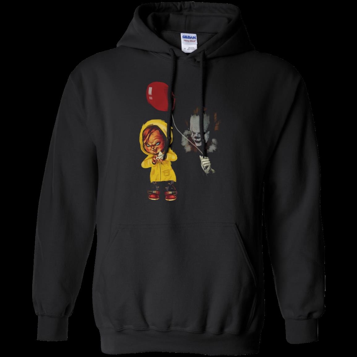 It Stephen King – Chucky And Pennywise Halloween Hoodie – Moano Store