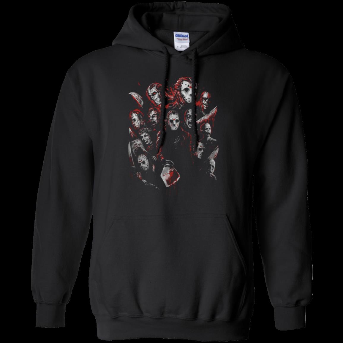 Jason Voorhees Many Faces Of Hoodie – Moano Store