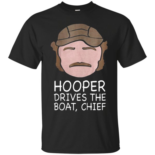 Jaws Movie Hooper Drives The Boat Chief T-Shirt – Moano Store
