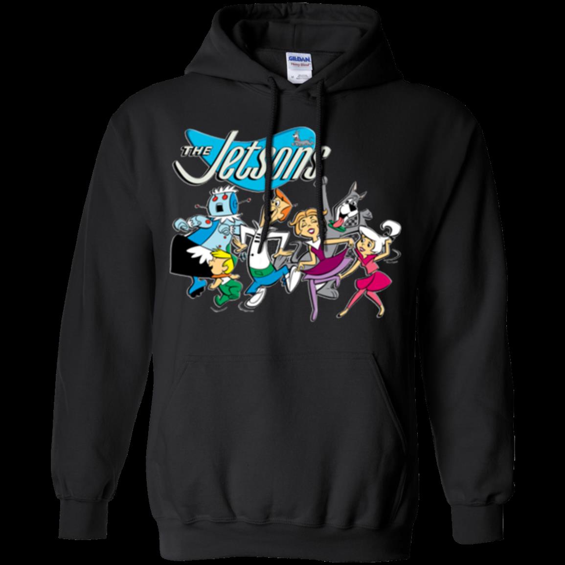 Jetsons Retro Cartoon Character Worn Look Gift Hoodie – Moano Store