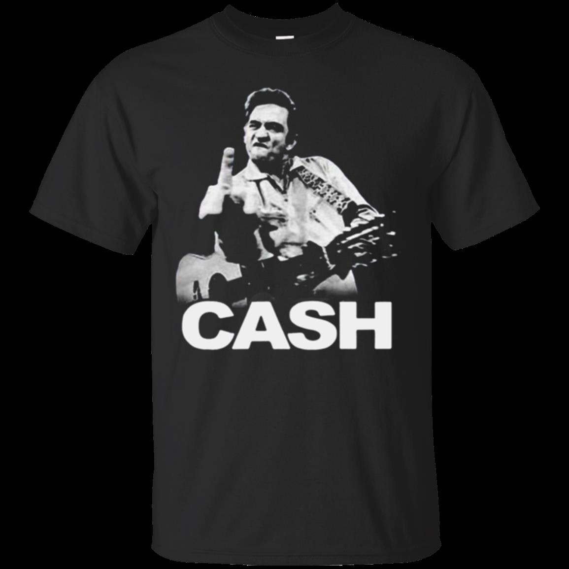 Johnny Cash Middle Finger Guitar T-Shirt – Moano Store