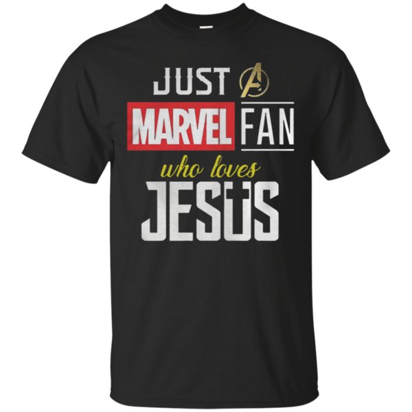 Just A Marvel Fan Who Loves Jesus T-Shirt – Moano Store