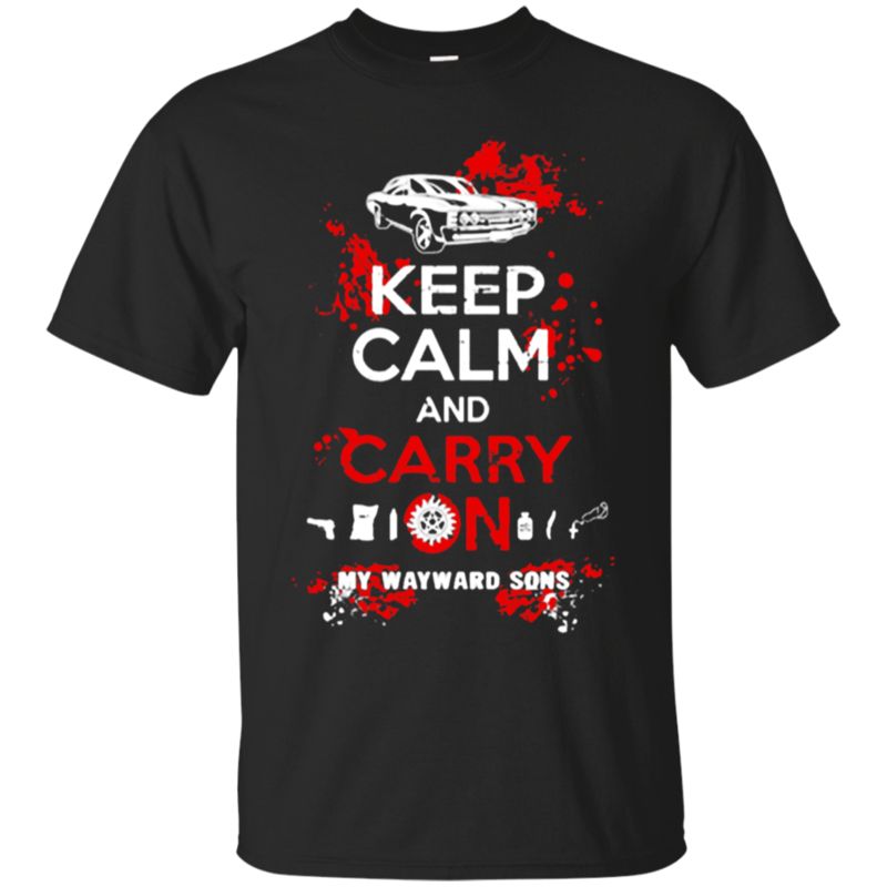 Keep Calm And Carry On My Wayward Sons – Supernatural T-Shirt – Moano Store Keep Calm And Carry On My Wayward Sons – Supernatural T-Shirt – Moano Store