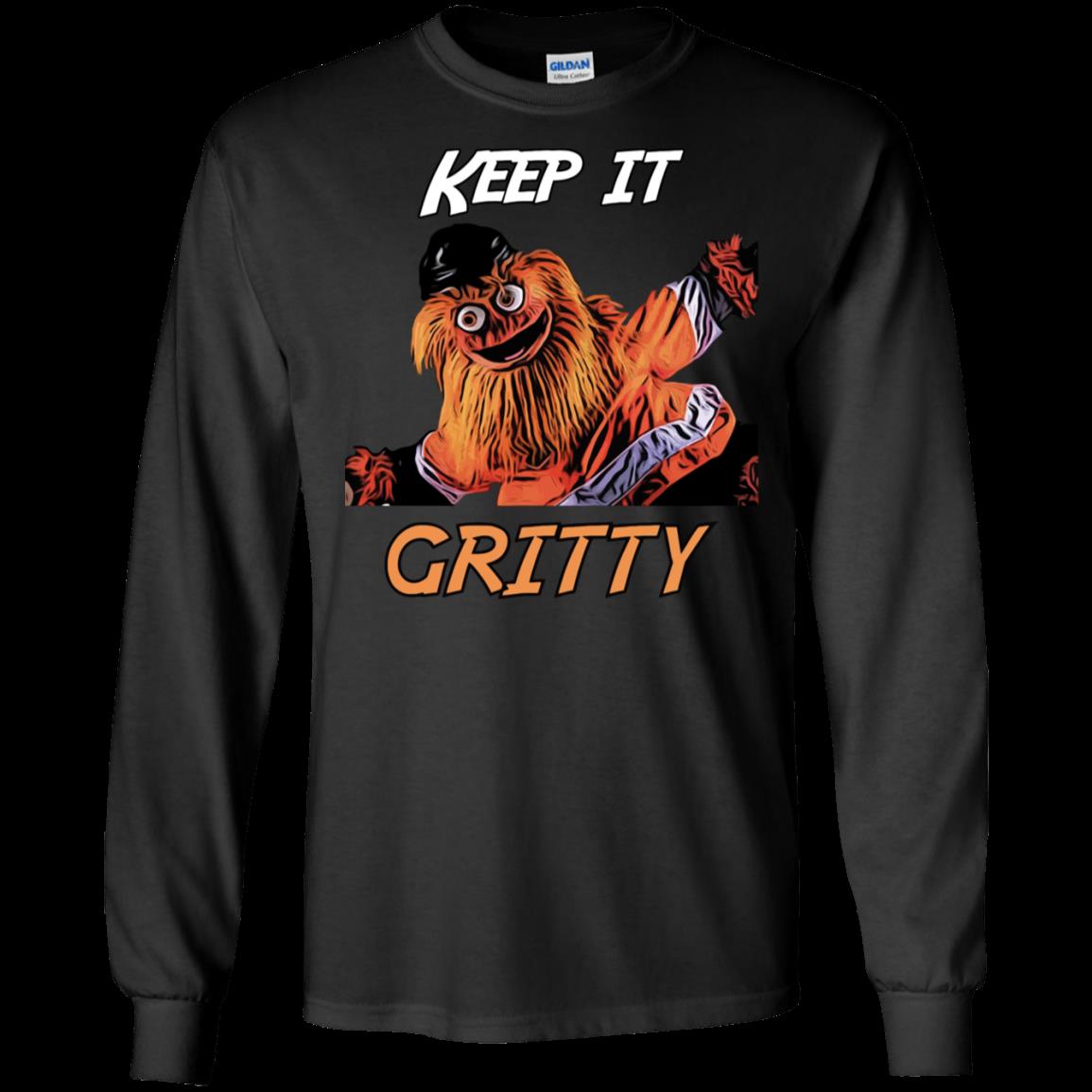 Keep It Gritty Philadelphia Flyers Mascot Long Sleeve Shirt