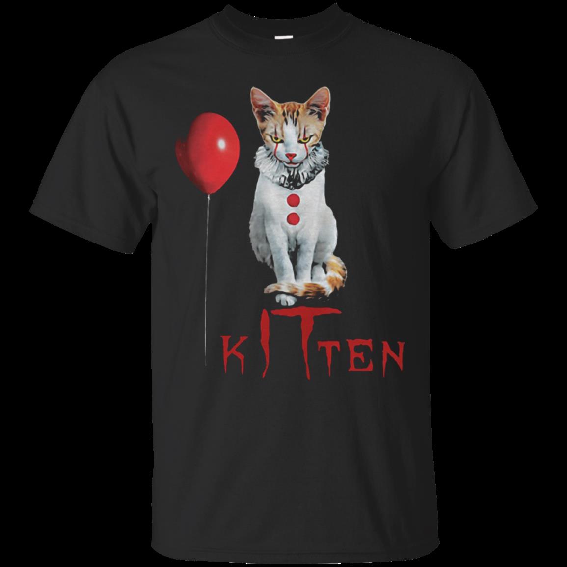 Kitten – It Movie Stephen King With Cat Clown T-Shirt – Moano Store