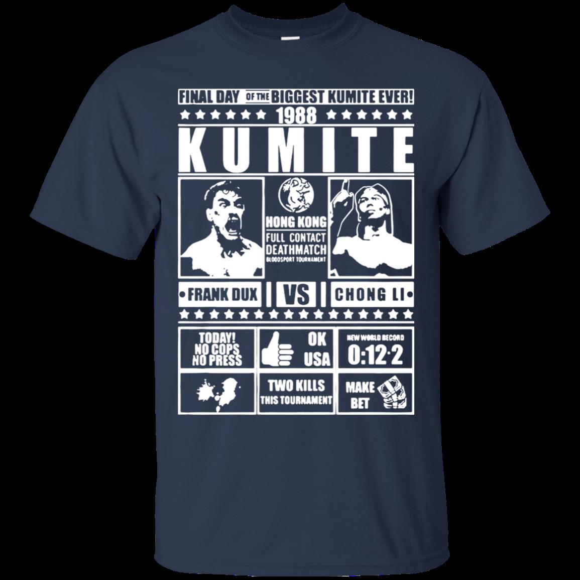 Kumite Frank Dux Vs Chong Li Kumite T-Shirt – Moano Store 1 » Cool Gifts for You - Mfamilygift Kumite Frank Dux Vs Chong Li Kumite T-Shirt – Moano Store 1