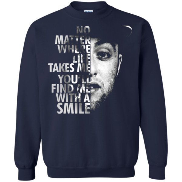Mac Miller No Matter Where Life Takes Me Find Me With A Smile Sweatshirt Moano Store 1 » Cool Gifts for You - Mfamilygift Mac Miller No Matter Where Life Takes Me Find Me With A Smile Sweatshirt Moano Store 1