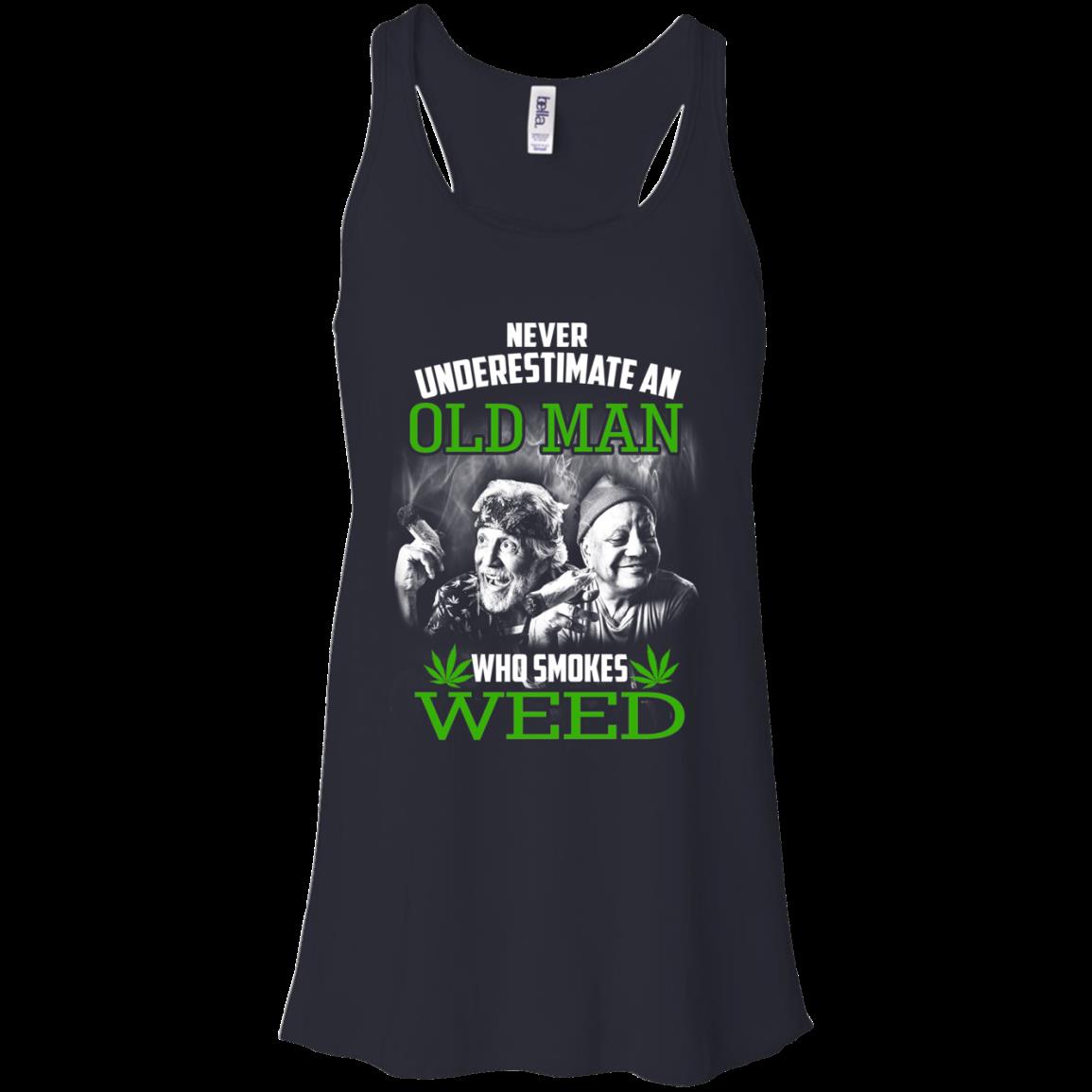 Weed Smoking Man Shirts Never Underestimate Old Man Smokes Weed 4 » Cool Gifts for You - Mfamilygift Weed Smoking Man Shirts Never Underestimate Old Man Smokes Weed 4