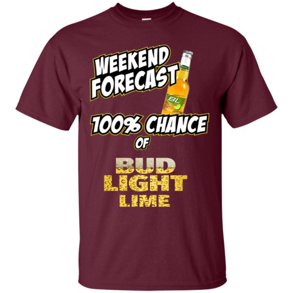Weekend Forecast 100% Chance Of Bud Light Lime T Shirt Hoodie Sweater 2 » Cool Gifts for You - Mfamilygift Weekend Forecast 100% Chance Of Bud Light Lime T Shirt Hoodie Sweater 2