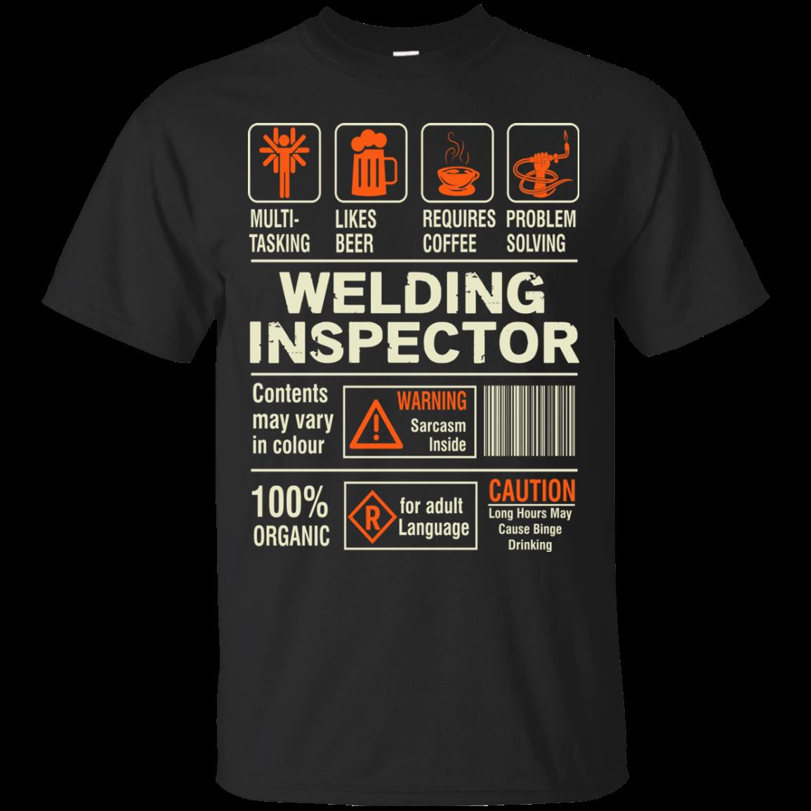 Welding Inspector Shirts Welding Inspector Likes Beer Requires Coffee Welding Inspector Shirts Welding Inspector Likes Beer Requires Coffee