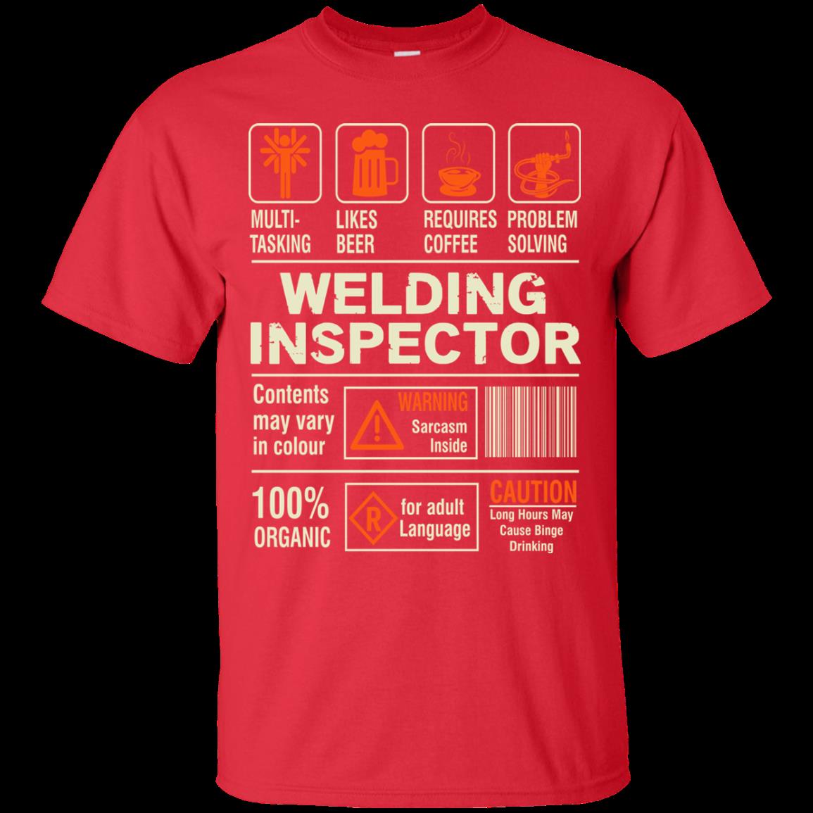 Welding Inspector Shirts Welding Inspector Likes Beer Requires Coffee 2 » Cool Gifts for You - Mfamilygift Welding Inspector Shirts Welding Inspector Likes Beer Requires Coffee 2