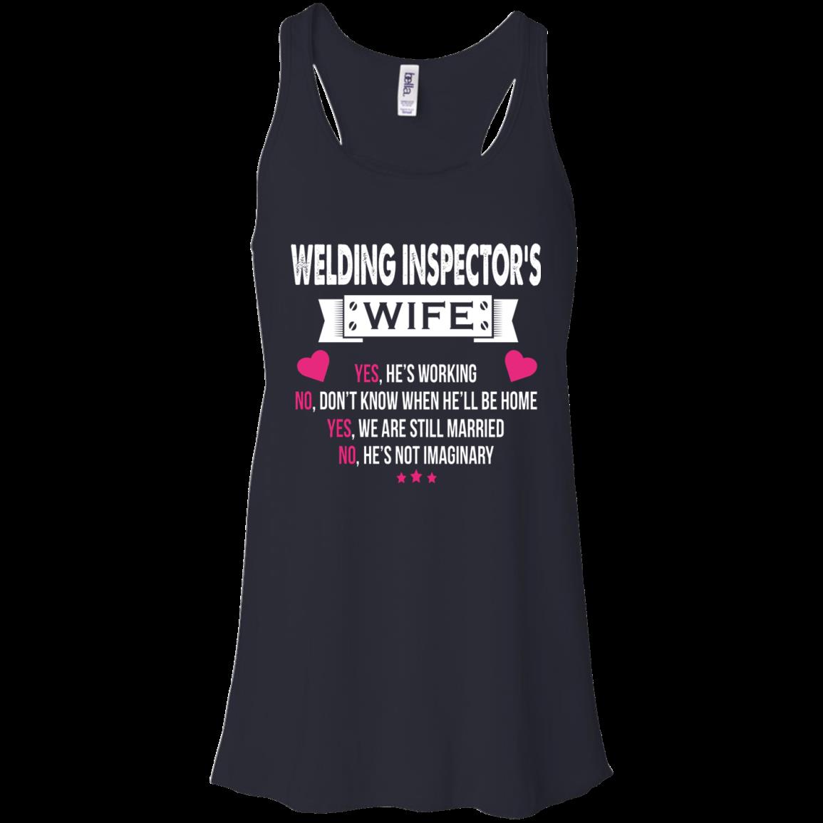 Welding Inspector Wife Husband Shirts Yes He’S Working 4 » Cool Gifts for You - Mfamilygift Welding Inspector Wife Husband Shirts Yes He’S Working 4
