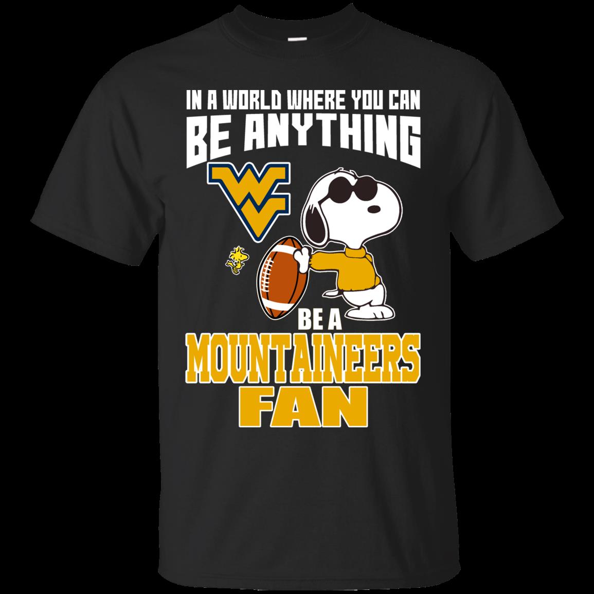 West Virginia Mountaineers Snoopy Shirts Be A Fan