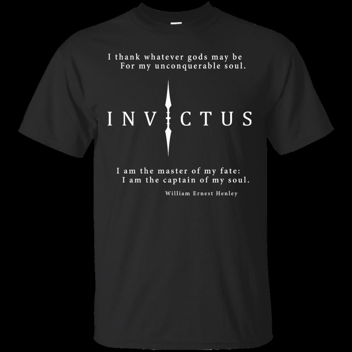 William Ernest Henley Shirts Invictus
