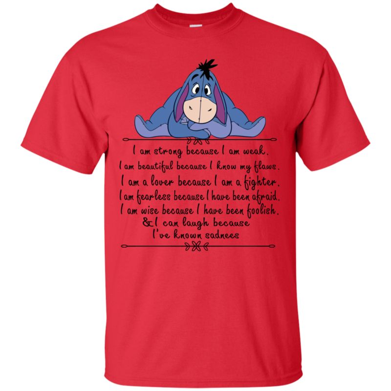 Winnie The Pooh Shirts I Am Strong Because I Am Weak 2 » Cool Gifts for You - Mfamilygift Winnie The Pooh Shirts I Am Strong Because I Am Weak 2