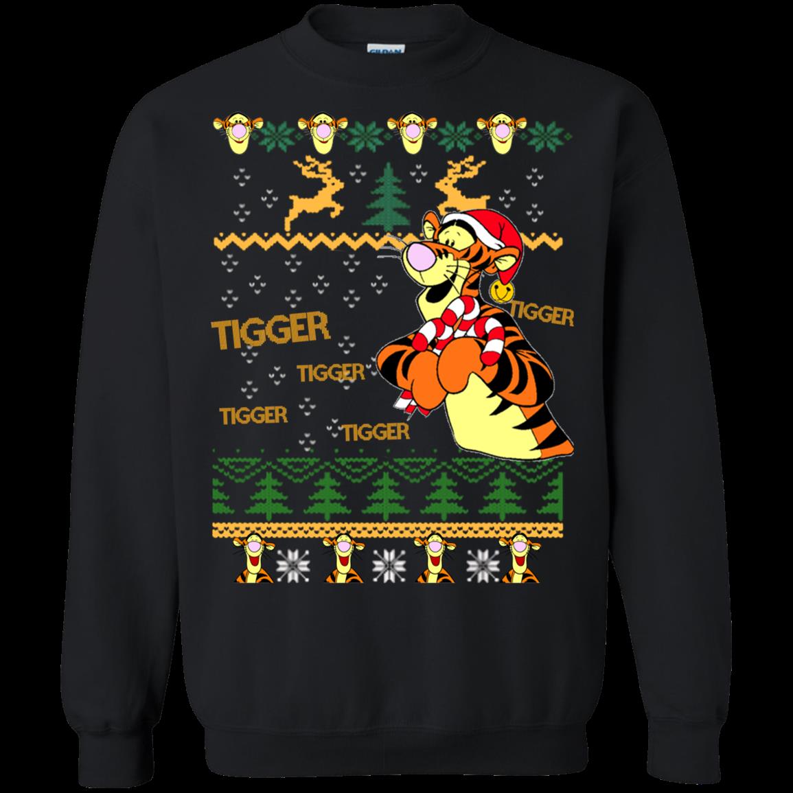 Winnie The Pooh Tigger Ugly Christmas Sweater Shirts T Shirt Hoodies Sweatshirt