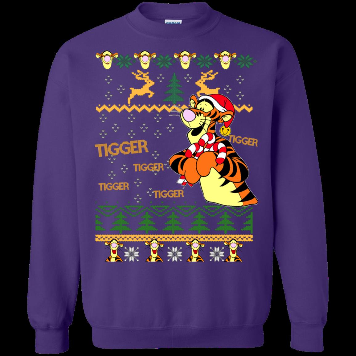 Winnie The Pooh Tigger Ugly Christmas Sweater Shirts 2 » Cool Gifts for You - Mfamilygift Winnie The Pooh Tigger Ugly Christmas Sweater Shirts 2
