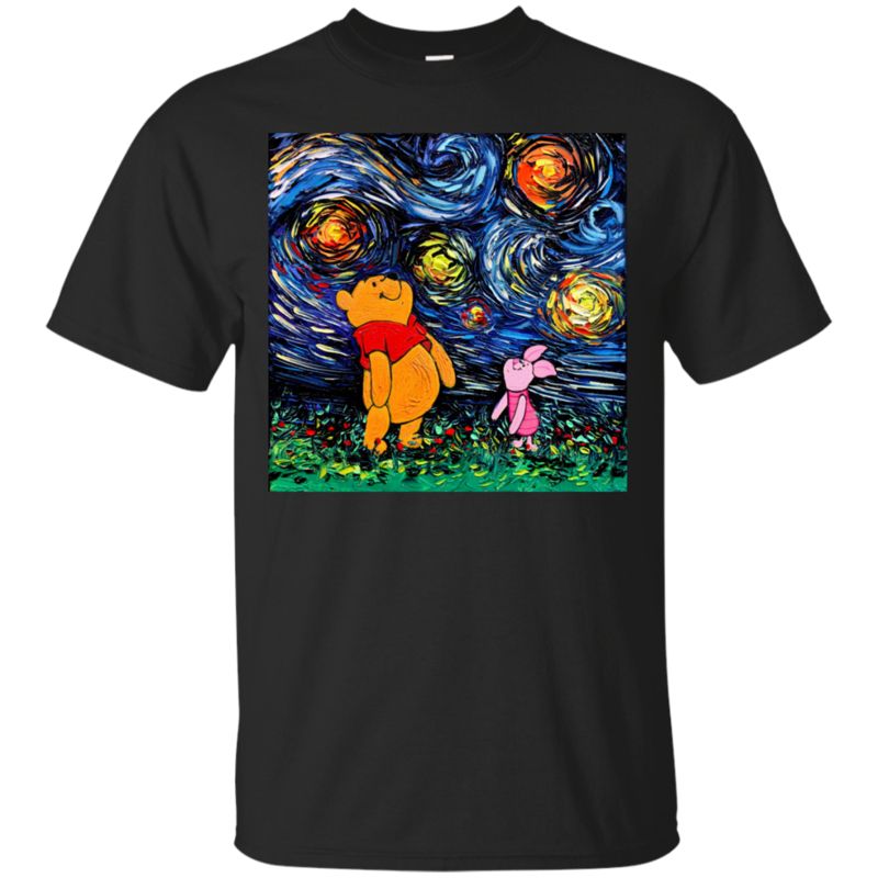 Winnie The Pooh Van Gogh Shirts Starry Night Pooh Winnie The Pooh Van Gogh Shirts Starry Night Pooh