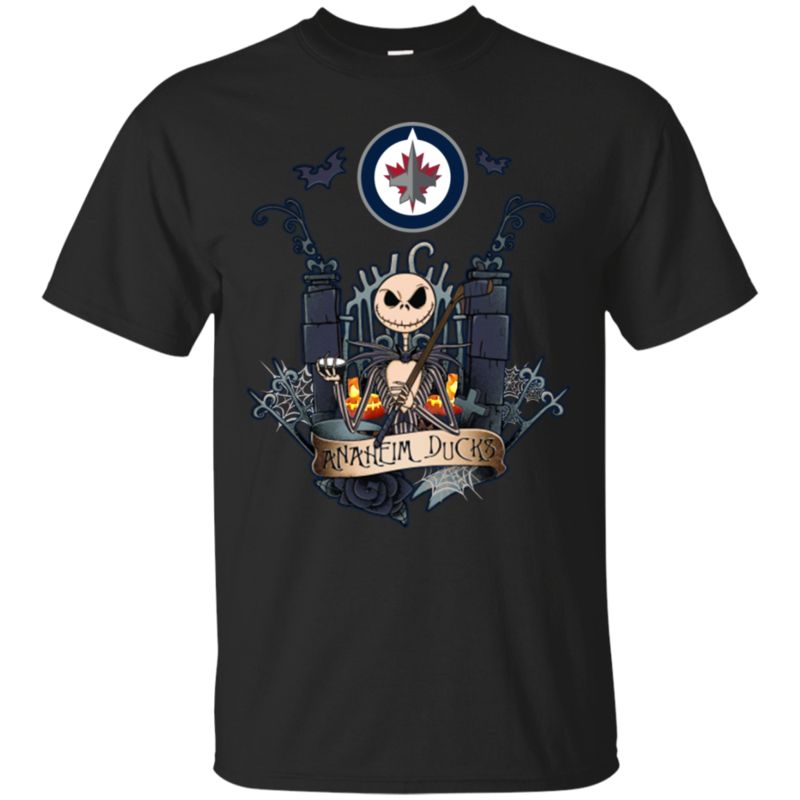 Winnipeg Jets Jack Skellington This Is Halloween Nhl Shirt Cotton Shirt