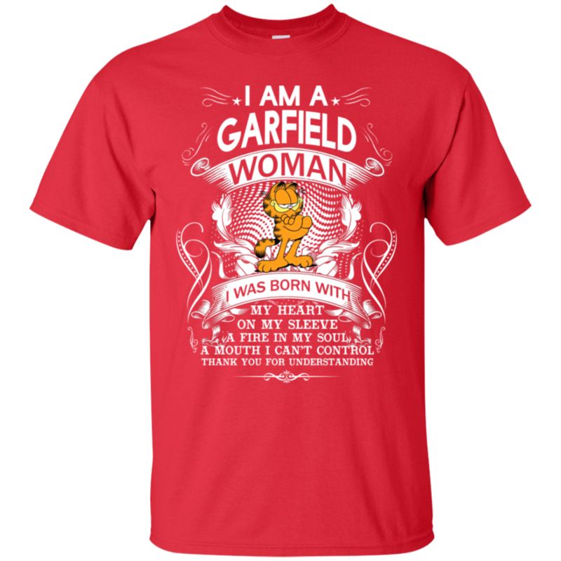 Woman Garfield I Was Born With My Heart On My Sleeve T Shirt Hoodies Sweatshirt 1 » Cool Gifts for You - Mfamilygift Woman Garfield I Was Born With My Heart On My Sleeve T Shirt Hoodies Sweatshirt 1