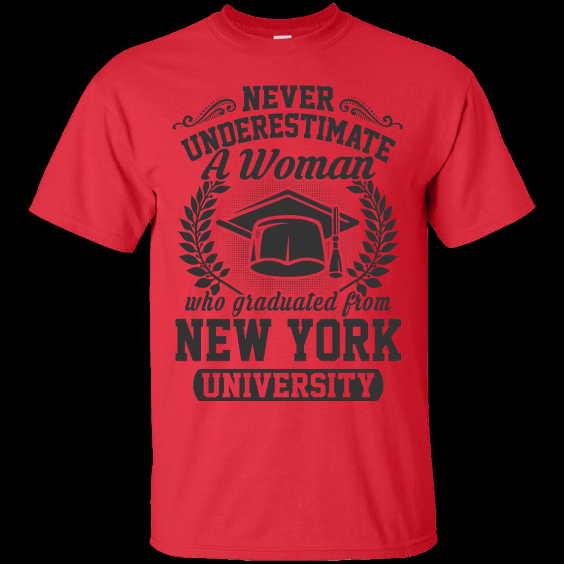 Woman New York Never Underestimate A Woman New York University T Shirts 2 » Cool Gifts for You - Mfamilygift Woman New York Never Underestimate A Woman New York University T Shirts 2
