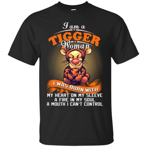 Woman Tigger I Was Born With My Heart On My Sleeve T Shirt Hoodies Sweatshirt Woman Tigger I Was Born With My Heart On My Sleeve T Shirt Hoodies Sweatshirt
